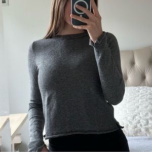 Zara Knit Striped Long Sleeve